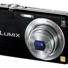 【中古】「非常に良い（無料延長保証）」パナソニック デジタルカメラ ルミックス FH8 光学5倍 ブラック DMC-FH8-K