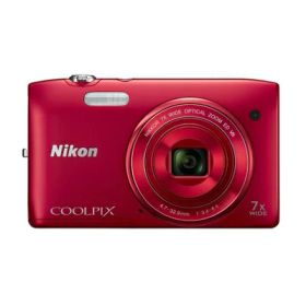 【中古】 Nikon デジタルカメラ COOLPIX S3500 光学7倍ズーム 有効画素数 2005万画素 ラズベリーレッド S3500RD