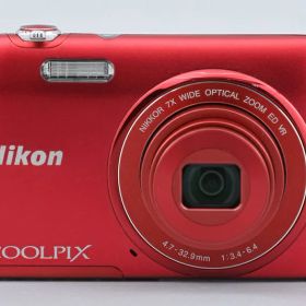 【中古】Nikon ニコン COOLPIX S3500 ラズベリーレッド コンパクトデジタルカメラ