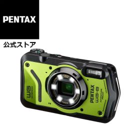 【公式店】PENTAX WG-8 グリーン（直販限定カラー ペンタックス リコー コンパクトデジタルカメラ 防水 防塵 耐衝撃 タフ 現場 GPS CALS UVCカメラ）領収書発行可能