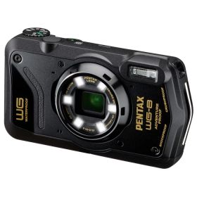 【最大2500円OFFクーポン配布中!5月29日10時まで】リコー コンパクトデジタルカメラ PENTAX WG-8-BK ブラック ペンタックス 本格防水 耐衝撃 防塵 耐寒 全天候型カメラ 広角 望遠 光学5倍ズーム 高画質 マクロ撮影【送料無料】【KK9N0D18P】