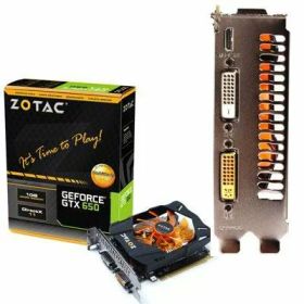 【中古】【非常に良い】Zotac NVIDIA GeForce GTX 650 1GB GDDR5 2DVI/Mini HDMI PCI-Express ビデオカード ZT-61001-10M。