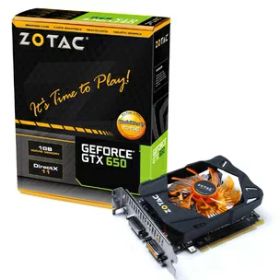 【中古】 ZOTAC NVIDIA GeForce GTX 650 1GB 搭載ビデオカード 日本品 VD4782 ZTGTX650-1GD5R0/ZT-61001-10M