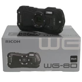 【RICOH】リコー『WG-80 / ブラック』2022年6月発売 コンパクトデジタルカメラ 1週間保証【中古】