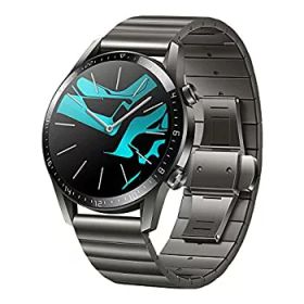 【中古】HUAWEI Watch GT2 46mm Elite/チタングレー /スマートウォッチ/長時間バッテリー/音楽保存・再生