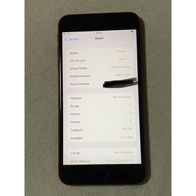 アップル(Apple)のiPhone 8 Plus Red 64GB SIMフリー(スマートフォン本体)