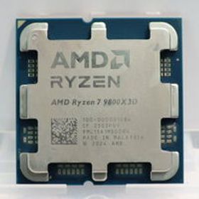 中古 AMD Ryzen 7 9800X3D (AM5/4.7/104M/C8/T16/120W) 1460025260 状態： Cランク