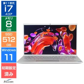 ノートパソコン 中古 Dランク 訳あり Win11 Pro i7 第11世代 DELL Inspiron 13 7300 8GBメモリ 512GB SSD 13.3インチ フルHD Wi-Fi6 Thunderbolt4 B5 NVMe 軽い 高性能 難あり