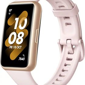 HUAWEI スマートウォッチ Band 7 フルビューディスプレイ1.47インチ 2週間持続バッテリー ネビュラピンク 日本正規代理店品 LEA-B19