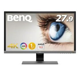【中古】 BenQ EL2870U 【ゲーミングモニター】 (27.9型/4K/HDR/TN/1ms/FreeSync対応/HDMI×2/DP1.4/スピーカー/アイケア機能B.I.+)
