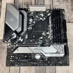 中古 【付属品欠品】 ASRock B550M Steel Legend (B550 AM4 mATX DDR4) 3480039065 状態： Cランク