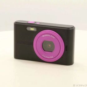 【中古】KEIYO コンパクトデジタルカメラ ブラック×パープル NT-DC001-BPL 【349-ud】