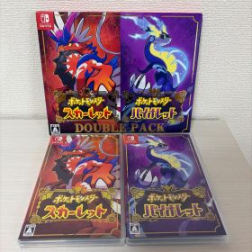 【美品】【希少】ポケットモンスター スカーレット・バイオレット ダブルパック