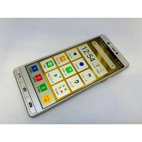 ★送料無料★良品★SoftBank★シンプルスマホ5 A001SH★ゴールド★0034280005741★SYS★03/26
