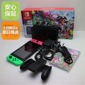 ニンテンドースイッチ(Nintendo Switch)のNintendo Switch ネオングリーンネオンピンク M333(家庭用ゲーム機本体)