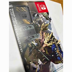 ニンテンドースイッチ(Nintendo Switch)の【美品】Nintendo Switch モンハンライズスペシャルエディション(家庭用ゲーム機本体)