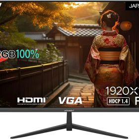 ジャパンネクスト 32インチ 液晶ディスプレイ(1920x1080/VA/HDMI/VGA/スピーカー/チルト/半光沢/2年保証) JN-V32FLFHD