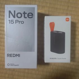 Redmi Note 15Pro +Xiaomi Sound Pocketセット