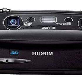 【中古】Fujifilm FinePix Real 3D W3 10MP デジタルカメラ 3倍光学ズーム付き ブラック