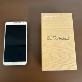 【美品】ドコモ Galaxy Note 3 SC-01F ホワイト※説明必読