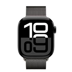 Apple Apple Watch Series10 42mm GPSモデル MWWX3J/A+MXMP3FE/A A2997【ジェットブラックアルミニウムケース/スレートミラネーゼループ】 [中古] 【当社3ヶ月間保証】 イオシス