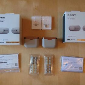 ★SONY WF-1000XM3 ワイヤレスイヤホン2台 プラチナシルバー訳あり