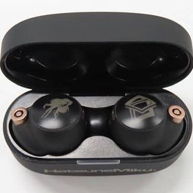 初音ミク コラボレーションモデル ワイヤレスノイズキャンセリングステレオヘッドセット(イヤホン) WF-1000XM4/MK ブラック(モチーフ) 「VOCALOID」 ヘッドフォン