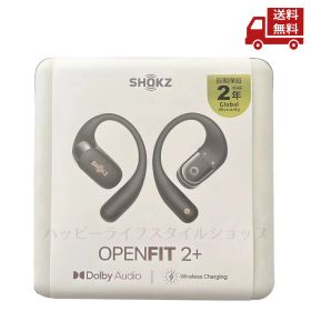 ☆ SHOKZ ショックス イヤホン OPENFIT 2+ BLACK ワイヤレス 左右分離 オープンイヤー型 Bluetooth対応 SKZ-EP-000050 送料無料 更に割引クーポン