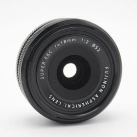FUJIFILM X 交換レンズ フジノン 単焦点 広角 コンパクト 18mm F2 絞りリング F XF18MMF2 R ♯11402