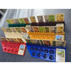 カタン拡張版対応！6人プレイ用カラートレイセット（全6色・3Dプリント製）(その他)