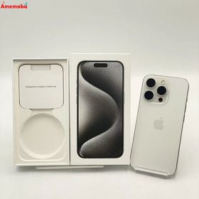iPhone15 Pro 128GB ホワイトチタニウム MTU83J/A docomo版SIMフリ