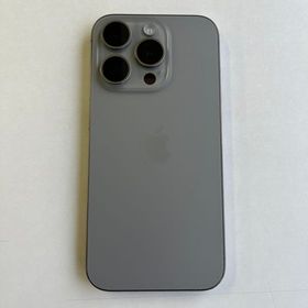 美品 iPhone 15 Pro 128GB ナチュラルチタニウム バッテリー100% - 4496