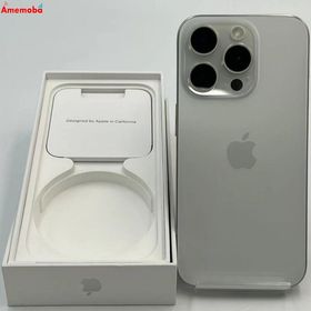 iPhone15 Pro 256GB ホワイトチタニウム MTUD3J/A SoftBank版SIM