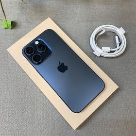 バッテリー98% iPhone 15Pro 128GB ブルー国内版 SIMフリー送料無料
