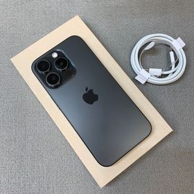 バッテリー90% iPhone 15Pro 256GB ブラック 国内版 SIMフリー送料無料