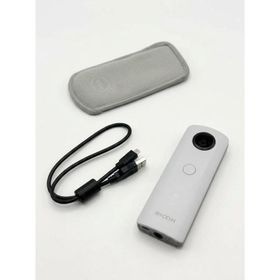 【中古 動作確認済】 RICOH 360度カメラ RICOH THETA SC (ホワイト) 全天球カメラ 910740