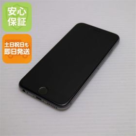 アイフォーン(iPhone)の超美品 SIMフリー iPhone6S 32GB スペースグレイ M777(スマートフォン本体)
