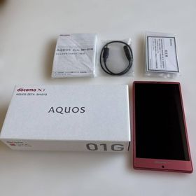 アクオス(AQUOS)のスマホ SHARP AQUOS ZETA SH-01G 本体 レッド(スマートフォン本体)