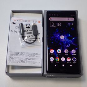 SIMフリー au Xperia XZ2 SOV37 ブラック フルセグ・ワンセグ