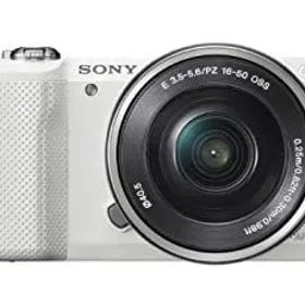 【中古】「非常に良い」SONY α5000 パワーズームレンズキット(ホワイト／デジタル一眼)