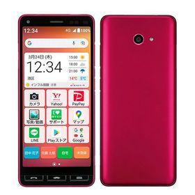 【中古】 Ymobile版 A201KC かんたんスマホ2＋ ローズ a201kcpk8mtm