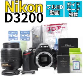 【美品コンディション】Nikon D3200 スマホ転送 動画 高画質モデル