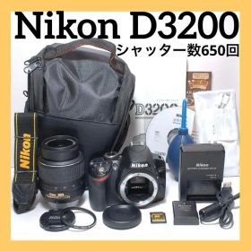 美品✨簡単操作✨Nikon D3200✨シングルレンズ✨初心者向け✨少シャッター
