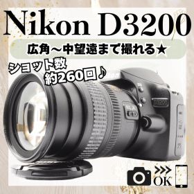 ちょっと訳あり⭐️Nikon D3200 レンズセット スマホ転送 初心者