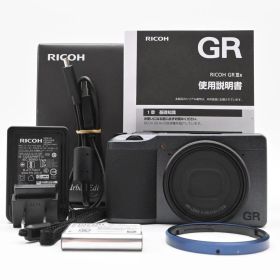 リコー RICOH GR IIIx Urban Edition メタリックグレー デジタルカメラ ネイビー【焦点距離 40mm/GRレンズ 】