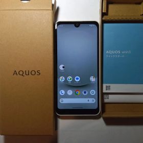 AQUOS wish3 (A302SH) ホワイト 中古品