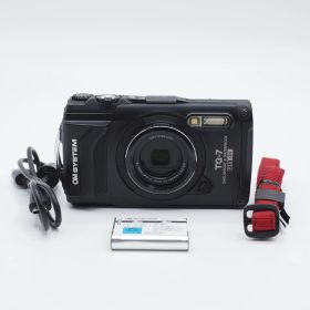 ショット数5,002回 OM SYSYTEM オリンパス Tough TG-7 ブラック コンデジ 極上品 #3026