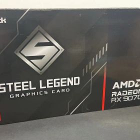 ★ ASRock RX 9070 XT 16GB Steel Legend 美品 ++923385 B0F1C8KPMF