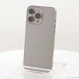 〔中古品〕 iPhone15 Pro Max 512GB ナチュラルチタニウム MU6W3J／A SIMフリー ［6.7インチ有機EL／Apple A17 Pro／RAM:8GB／ナノSIM］〔中古品〕 iPhone15 Pro Max 512GB ナチュラルチタニウム MU6W3J／A SIMフリー ［6.7インチ有機EL／Apple A17 Pro／RAM:8GB／ナノSIM］