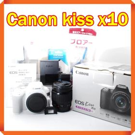 Canon EOS kiss x10 一眼レフカメラ スマホ転送 ホワイト